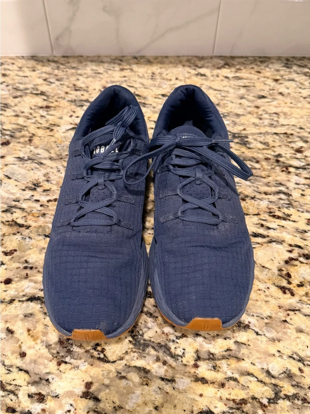 NOBULL Men's Navy Blue Low Top Lace-Up Athletic Sneakers size 10